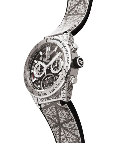 TAG Heuer Carrera Calibre Heuer 02T 45 Chronograph Tourbillon Titanium / Cortina